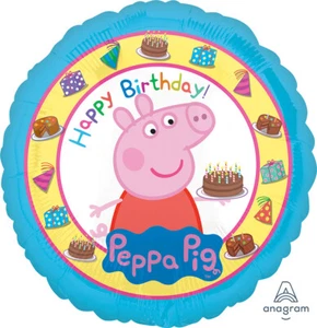 Peppa Pig Party Supplies 18 inch Mylar Foil Balloon - Picture 1 of 1