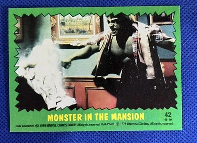 1979 Topps Incredible Hulk Card # 42 Monster in the Mansion (VG/EX) - Image 1 of 2