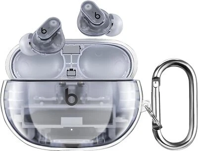 Clear Case for New Beats Studio Buds + (2023) Protective Cover with Keychain USA - Image 1 of 4