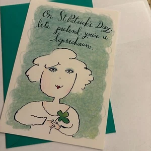 Hallmark Shoebox Greeting Holiday Happy St. Patrick's Day Card with Envelope - Picture 1 of 3