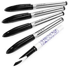 4 x Uni-Ball AIR Broad Rollerball Pens - Black Ink + 1 x Great Ormond Street Pen
