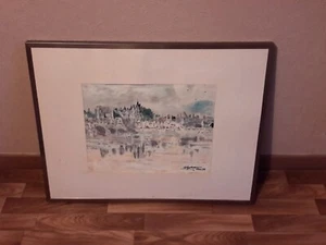 AQUARELLE COULEUR SIGNE  - Picture 1 of 9