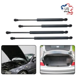 2 Pair Front Hoods & Rear Trunks Gas Struts For BMW 325Ci Base Convertible 01-06 - Picture 1 of 19