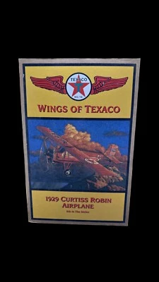 Wings of Texaco Die-Cast 1929 Curtiss Robin Airplane 6th In Series H122 NICE - Image 1 of 4
