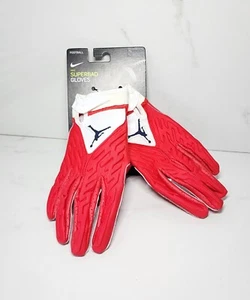 Nike Jordan Superbad Football Gloves NFL England PATRIOTS Stephen Gilmore Sz XL - Picture 1 of 9