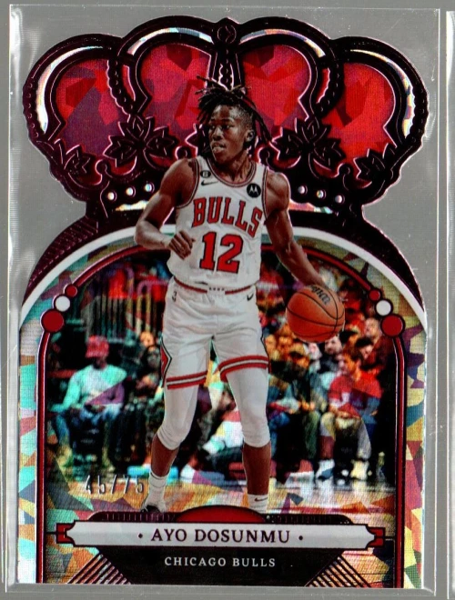 2022-23 Crown Royale Crystal Pink #37 Ayo Dosunmu /75 - Image 1 of 1