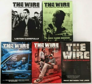 The Wire DVD HBO Complete Series Seasons 1 2 3 4 5 Very Good - Picture 1 of 1