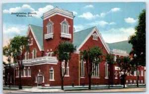 Postcard IN Warsaw Presbyterian Church Vtg Divided Back N7 - Picture 1 of 2