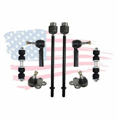 8 Pc Suspension Kit for Chevrolet Impala 00-12 Ball Joint Tie Rod Ends Sway Bar - Image 1 of 4