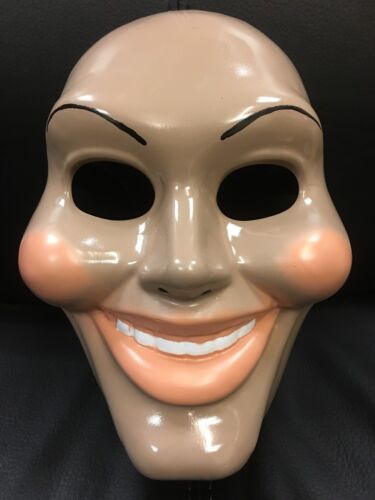 THE PURGE FACE PLASTIC NEW MOVIE FANCY DRESS UP MASK CHILD ADULT COSPLAY ANARCHY