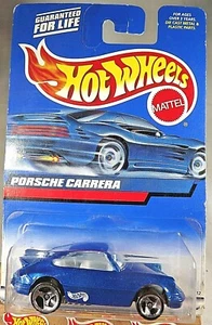 2000 Hot Wheels Mainline/Collector #146 PORSCHE CARRERA Blue w/Chrome 3Sp Wheels - Picture 1 of 5
