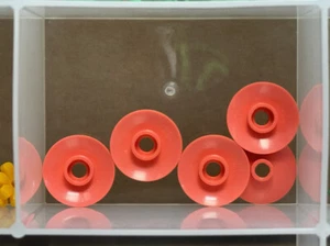 LEGO Parts - Coral Dish 2 x 2 Inverted (Radar) - No 4740 - QTY 5 - Picture 1 of 1