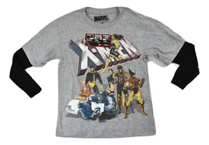Marvel Youth Boys Marvel X-Men Long Sleeve Gray Shirt New XS(4-5), XL - Picture 1 of 5