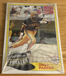 1981 Topps Coca-Cola Pittsburgh Pirates Baseball Team Wax Pack Dave Parker (Top)