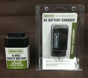 Moultrie 6 Volt Battery and Charger - Picture 1 of 6