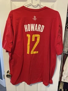 Dwight Howard Shirt Houston Rockets Basketball Men’s Red Adidas Go-To Tee 2XL - Picture 1 of 2