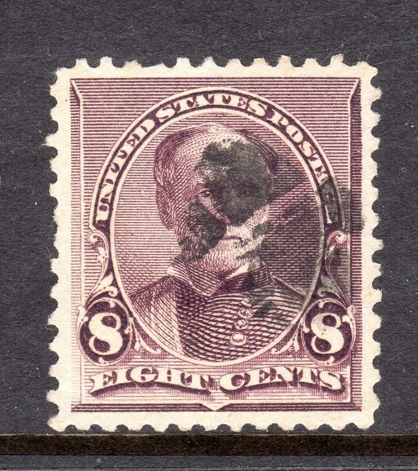 United States Scott # 225 XF Used 1890 8 Cent William T. Sherman - Image 1 of 1