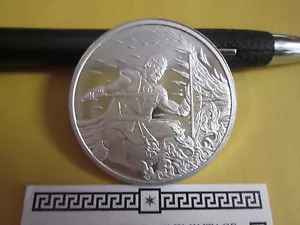 1 oz .999 Fine 2017 Crucible Silver Shield Stempelglanz mit COA - Bild 1 von 4