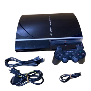 Sony PlayStation 3 First Schwarz Konsole PS3 CECHH00 40GB SPIEL Betrieb Bestätigt - Bild 1 von 18