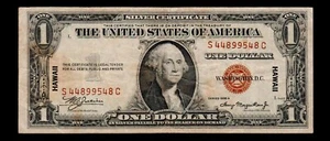 $1 1935-A Hawaii WWII Emergency Issue Silver Certificate Free Shipping (H64) - Picture 1 of 2