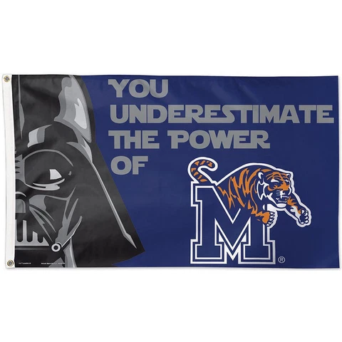 Memphis Tigers Star Wars Large Outdoor Flag Cover