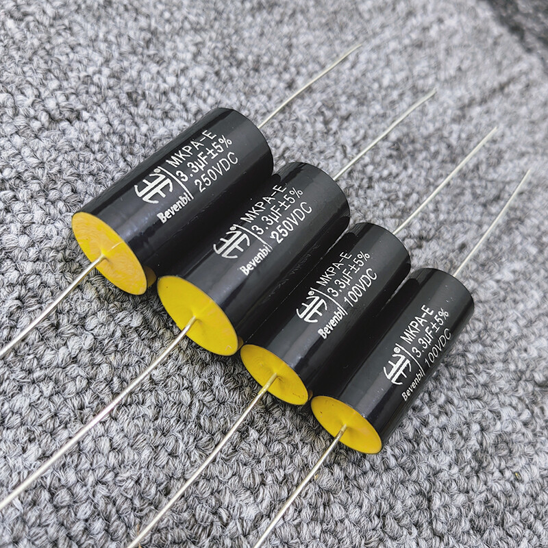 5 Condensatori Assiali MKPA-C 0.1uF 400V - Per Crossover Tweeter E Divisori Di Frequenza