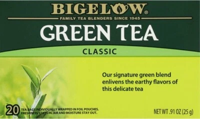 Bigelow Classic té verde - 20 bolsas Foto 1 de 4