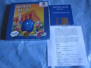 Disco Disk per Commodore Amiga DEMON BLUE Boxed MicroValue - Imagen 1 de 2