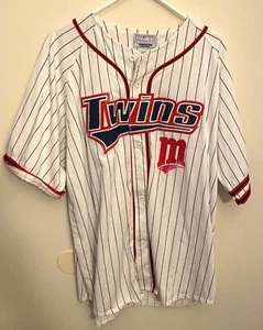 Starter MINNESOTA TWINS KIRBY PUCKETT #34 Herren Gr. XXL gestreift MLB Trikot - Bild 1 von 5