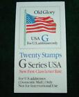 Scotts BK222 (2884) Blue "G"  32 Cent Old Glory Stamps Unpened Booklet of 20