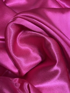 Pink Satin Remnant 1.4m - Picture 1 of 1