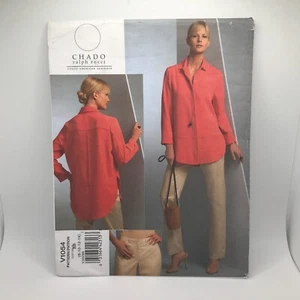Vogue V1054 Chado Ralph Rucci Womens 8-14 Top Shirt Pants Sewing Pattern UNCUT - Picture 1 of 6