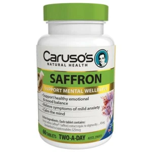 Carusos Natural Health Saffron 60 Tablets - Picture 1 of 1