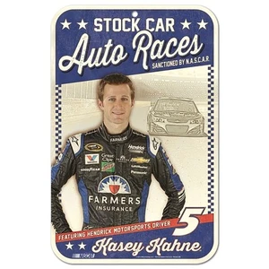 Kasey Kahne 2016 Wincraft #5 Farmer's Insurance 11x17 Vintage Sign FREE SHIP! - Picture 1 of 1