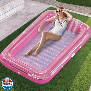 Tumbona de bronceado inflable premium para piscina | Cama de bronceado inflable XL para adultos - Imagen 1 de 5