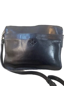 Cartera bandolera de cuero negra Patricia Nash - Imagen 1 de 7