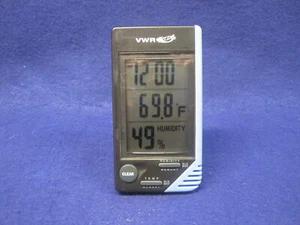 VWR Traceable Thermometer, Clock, Humidity Monitor cat no 62344-734 in OEM box - Picture 1 of 8