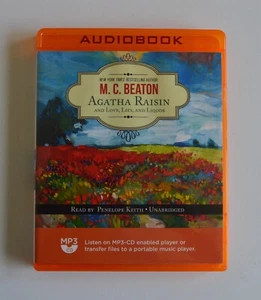 Agatha Raisin and Love, Lies, and Liquor - M. C. Beaton - Audiobook - MP3CD - Picture 1 of 2