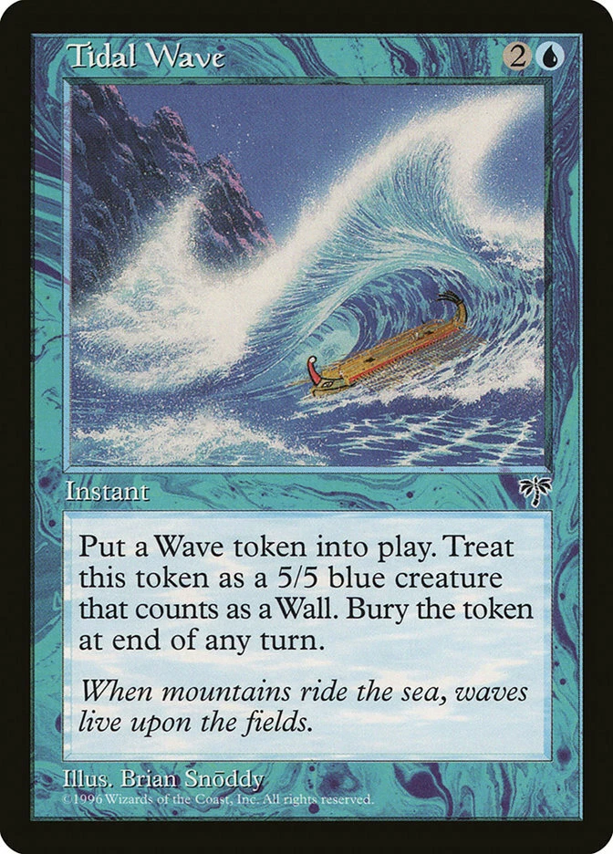 1x Tidal Wave - LP - Mirage - SPARROW MAGIC mtg - Image 1 of 1