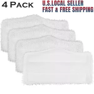 4 Pack Replacement Washable Cleaning Pad for Shark Steam & Spray Mop SK S series - Picture 1 of 11