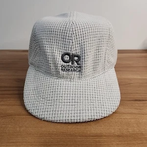 Outdoor Research Men's Unisex OS Gray Grid Fleece Trail Mix Panel Hat Cap - Picture 1 of 6