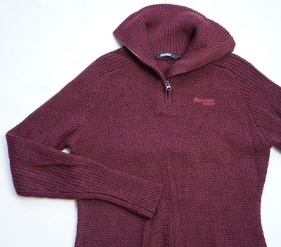 Bergans Merino WOOL Ulriken Jumper womens Sweater Pullover top size S Small 5415 - Image 1 of 4