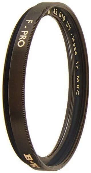 B+W 010M 43mm Ultraviolet UV Haze Filter Multi-Resistant Coating (66-023185) - Image 1 of 1