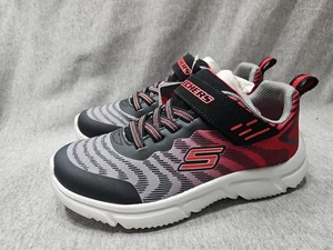Skechers Go Run 650 Tigrux 405037L/CCBK Red Black Kids Shoes Size 3 - Picture 1 of 6