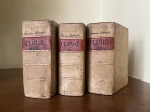 C. Plinij Secundi Historiae Mundi Libri XXXVII à Sigismundo Gelenio...1616 - Imagen 1 de 3