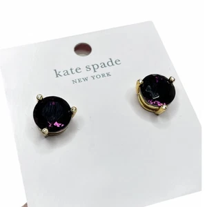 Kate Spade Rise and Shine Purple studs Earrings - Picture 1 of 4