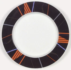 Studio Nova Jazz Black Dinner Plate 672133 - Picture 1 of 1