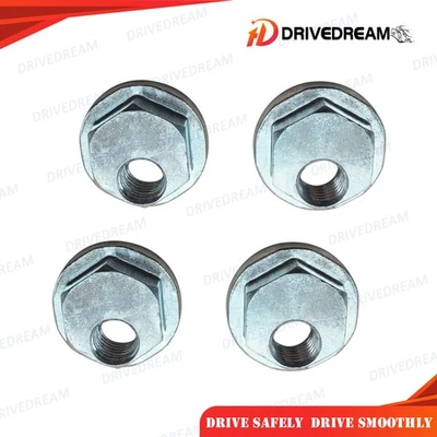 Silver Rear Alignment Caster Camber Cam Nut Kit for 2002-18 Chevy GMC Equinox x4 Foto 1 de 4