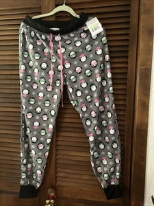 Pillow Talk Weihnachten Pinguin Print Pyjama Jogginghose Mehrfarbig Gr. M Neu mit Etikett - Bild 1 von 4