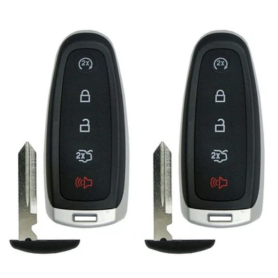 2 Reemplazo para Lincoln MKX 11 12 13 2014 Control Remoto Inteligente Coche Llavero M3N5WY8609 Foto 1 de 4
